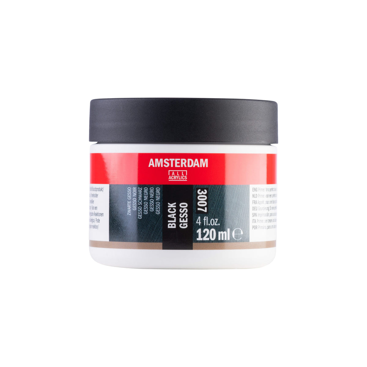 Amsterdam Gesso Schwarz 120ml - Kidis Art