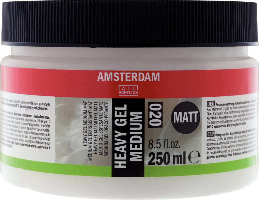 Amsterdam Heavy Gel Malmittel matt 020 Flasche 250 ml