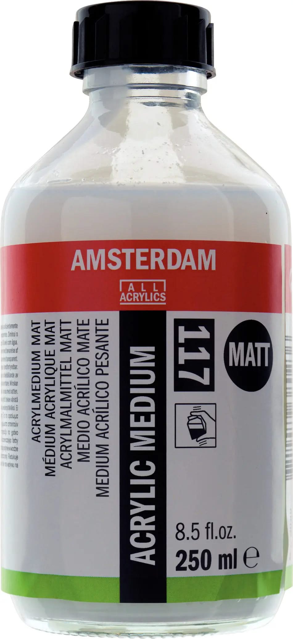 Amsterdam Acrylmalmittel Matt 117 Flasche 250 ml - Kidis Art