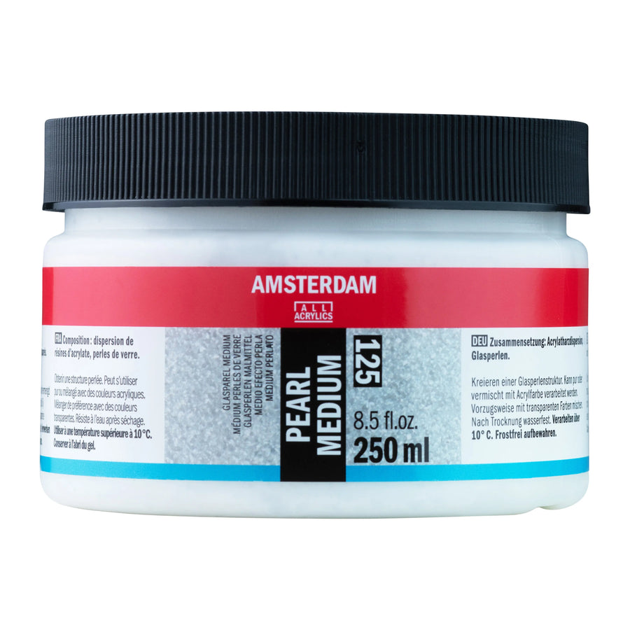 Amsterdam Malmittel Glasperlen Gefäß 125 Flasche 250 ml