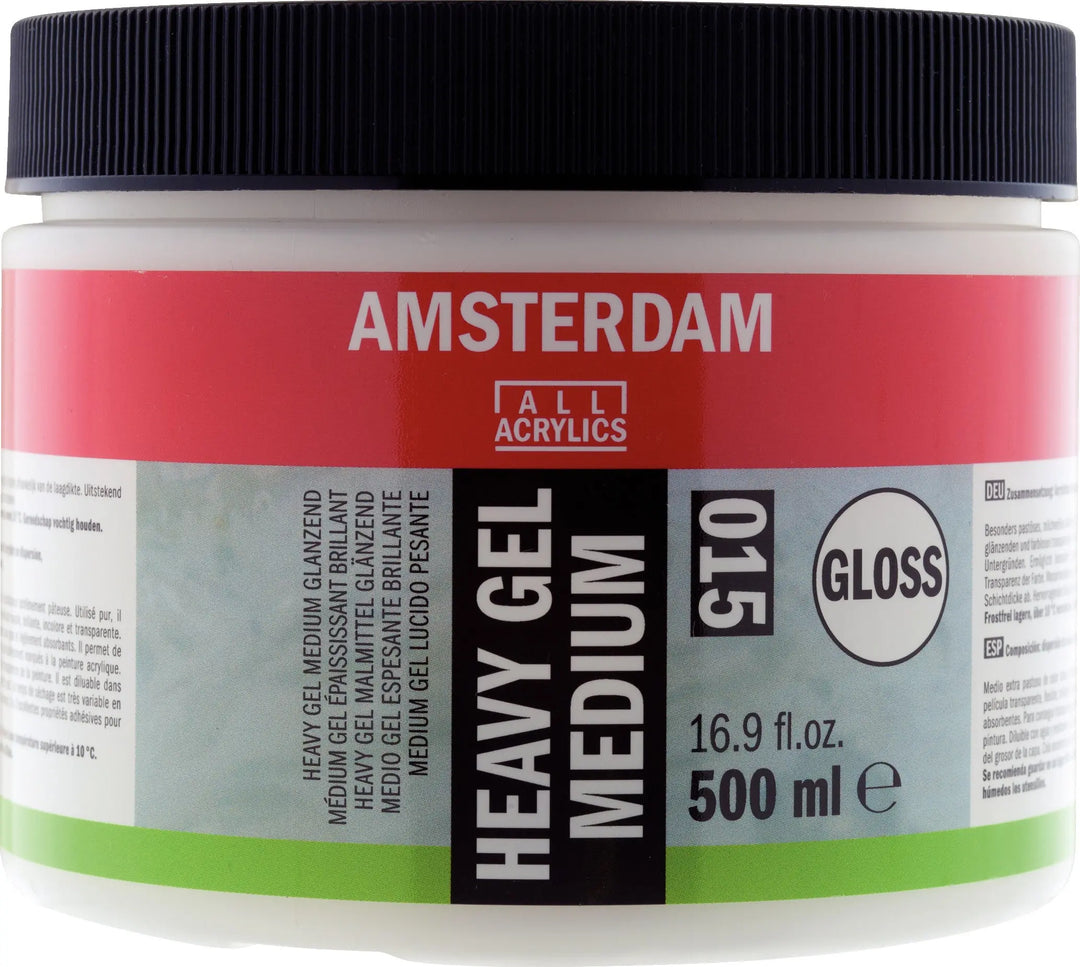 Amsterdam Heavy Gel Malmittel Gefäß 015 Flasche 500 ml