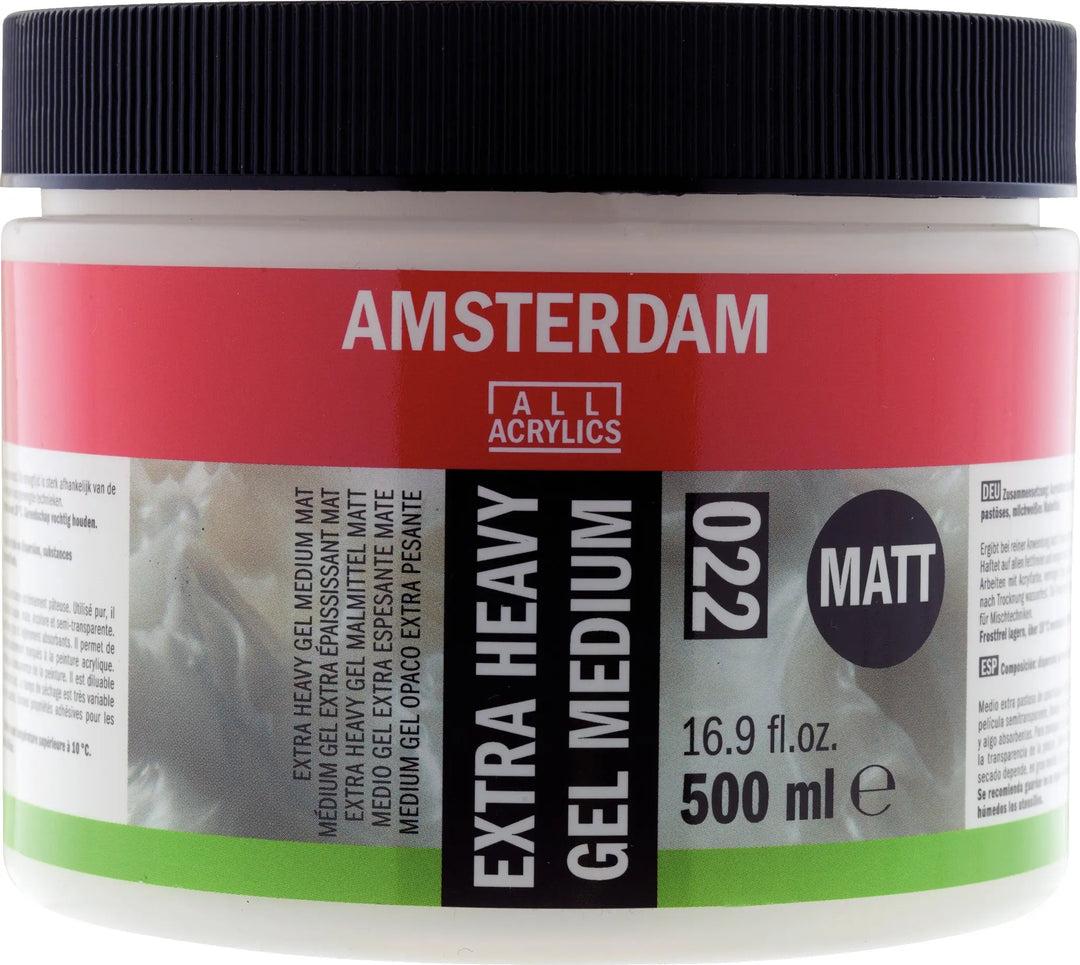 Amsterdam Extra Heavy Gel Malmittel Matt Gefäß 022 Flasche 500 ml