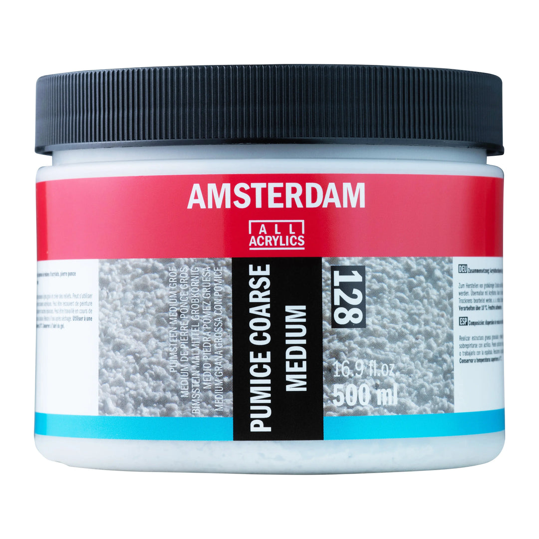 Amsterdam Malmittel Bimsstein Grob Gefäß 128 Flasche 500 ml