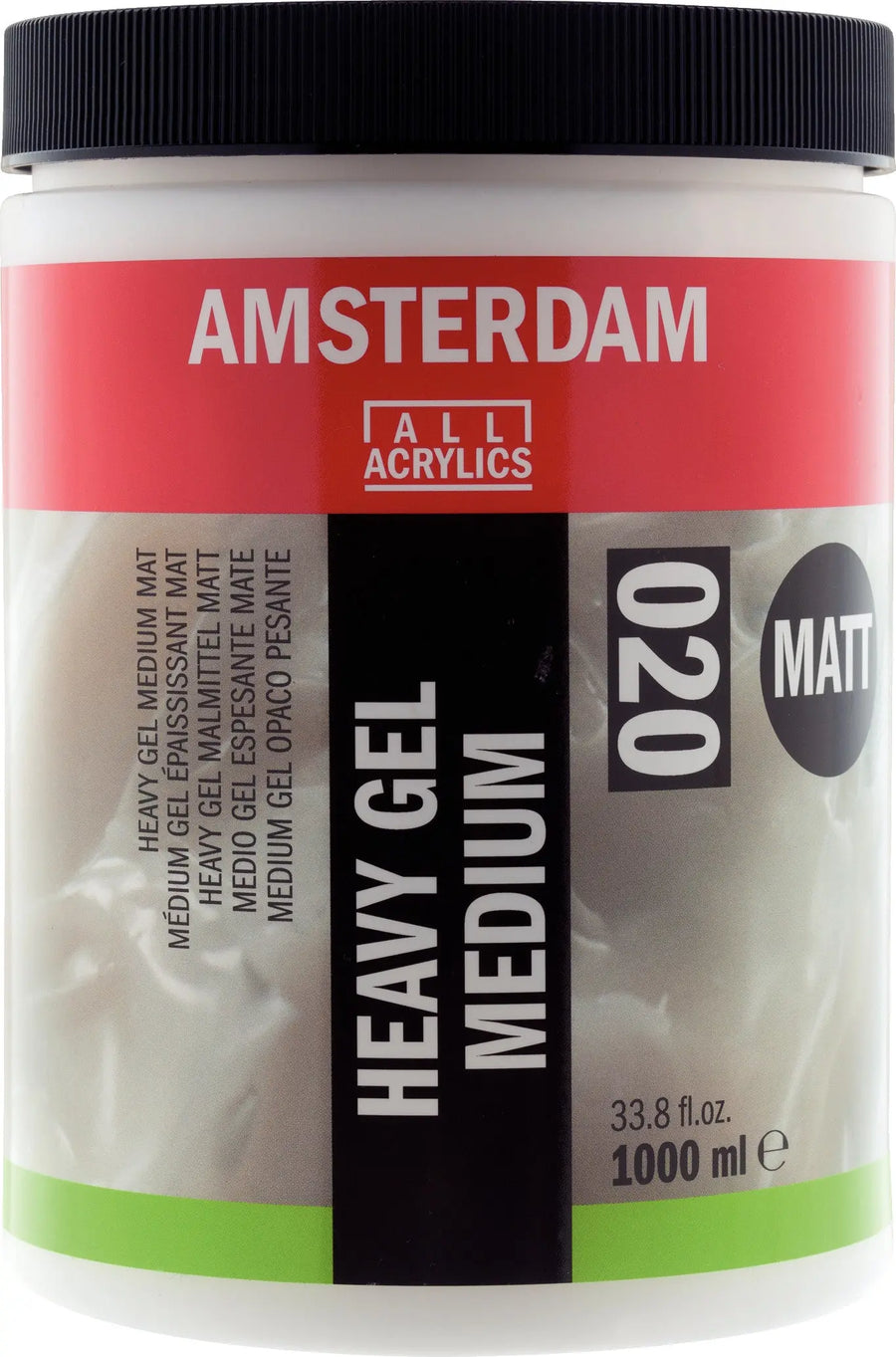 Amsterdam Heavy Gel Malmittel Matt Gefäß 020 Flasche 1000 ml