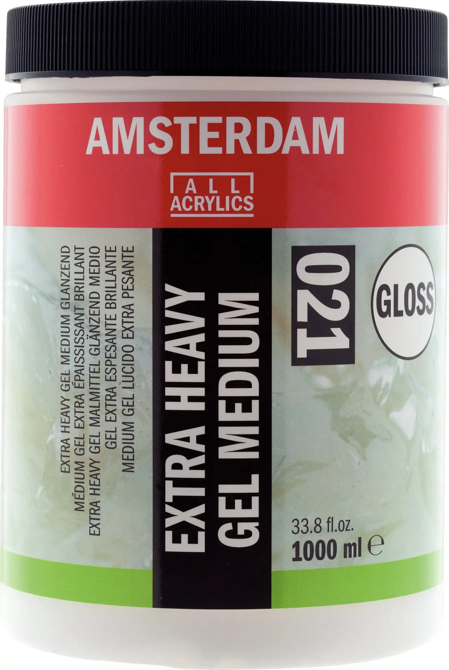 Amsterdam Extra Heavy Gel Malmittel Glänzend Gefäß 021 Flasche 1000 ml