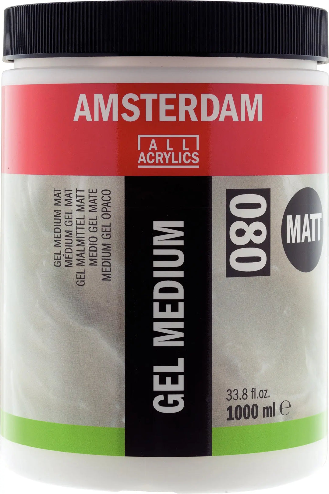 Amsterdam Gel Malmittel Matt Gefäß 080 Flasche 1000 ml