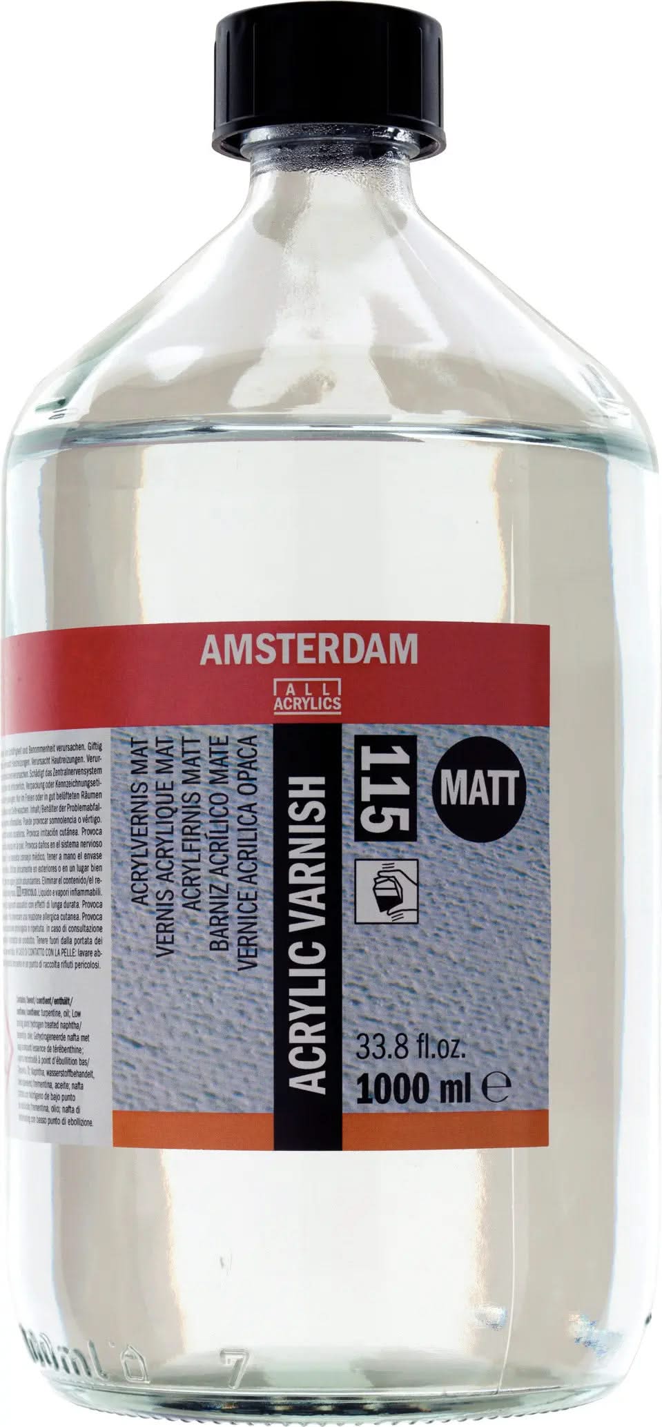 Amsterdam Acrylfirnis 115 Matt 1000 ml - Kidis Art