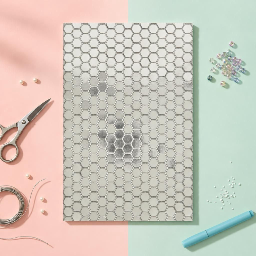 Generiert: [24417454-4e03-4ea4-b07e-c50608754c2a] Hauptbild – 3-D Textured Impressions Prägefolder - Bienenwabe