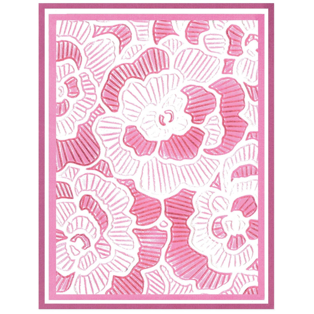 3-D Textured Impressions Embossing Folder Cosmopolitan, Sunday in the Park by Stacey Park - Kidis Art