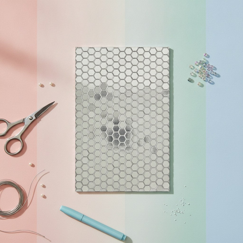 3-D Textured Impressions Prägefolder - Bienenwabe - Kidis Art