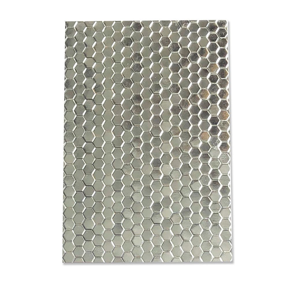 3-D Textured Impressions Prägefolder - Bienenwabe - Kidis Art