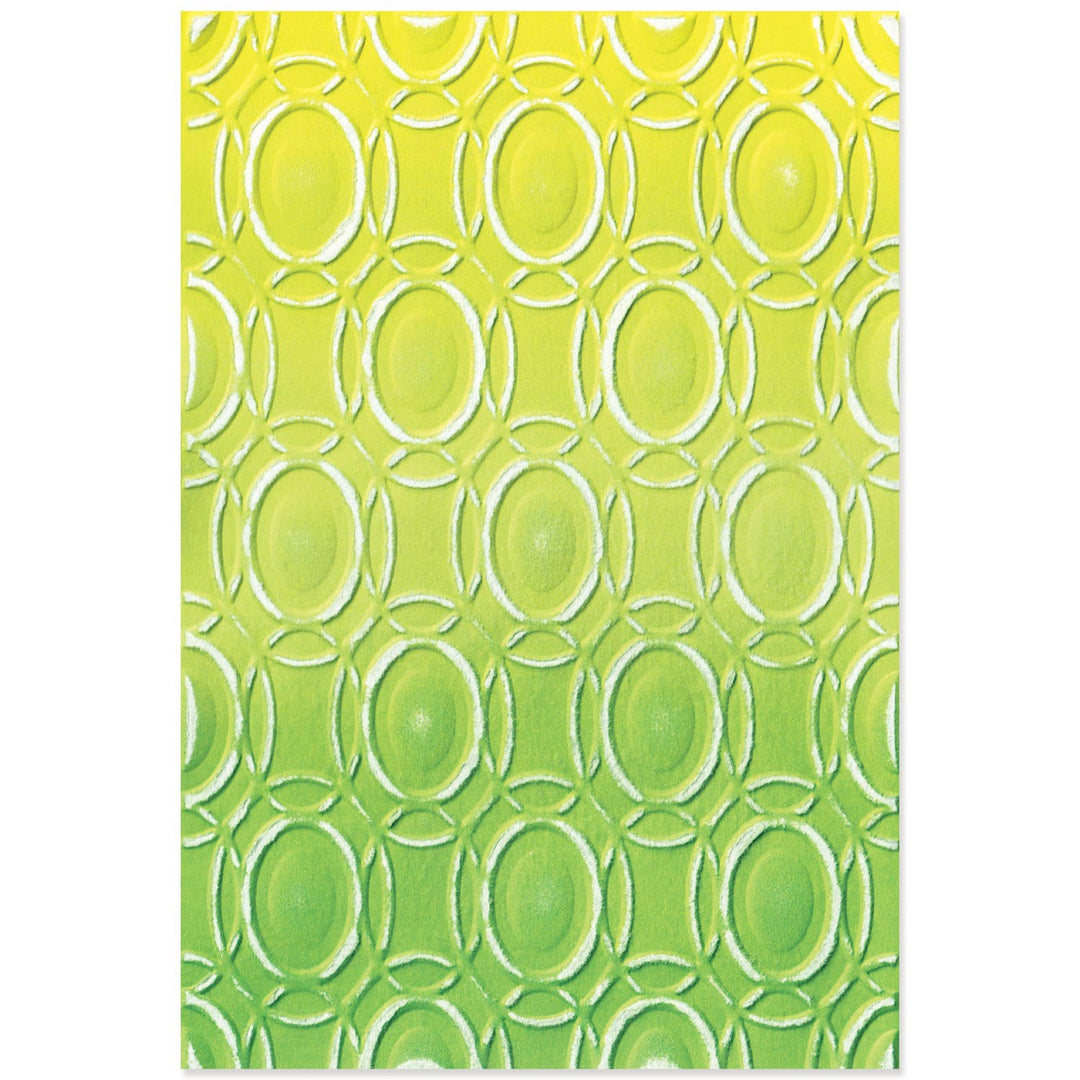 3-D Textured Impressions Prägefolder - Cosmopolitan, Goldene Ringe von Stacey Park - Kidis Art