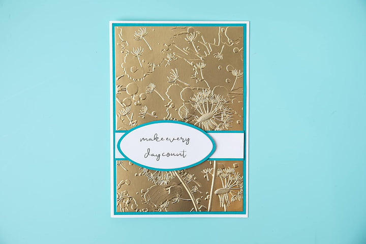 3-D Textured Impressions Prägefolder - Löwenzahnwunsch - Kidis Art