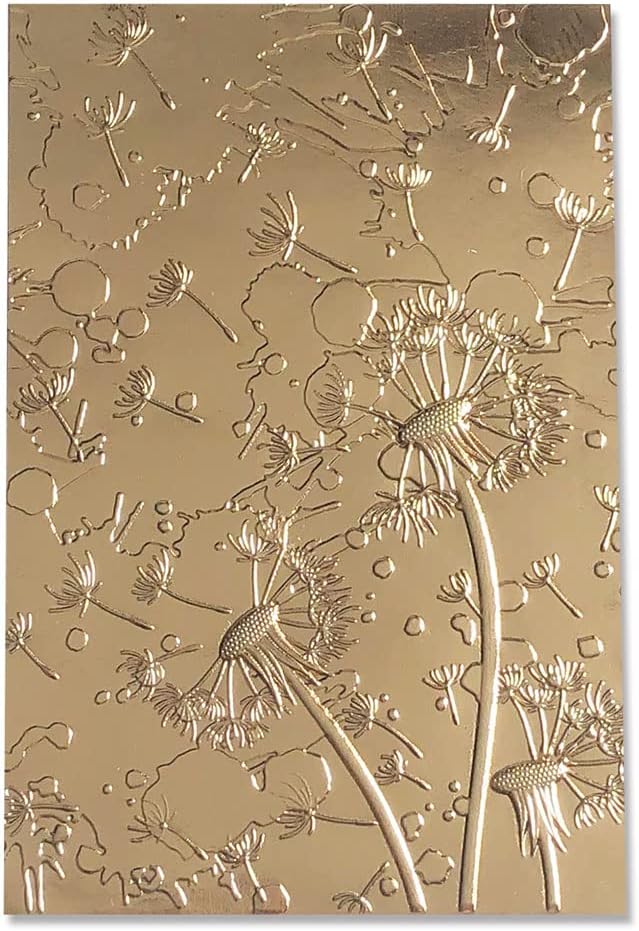 3-D Textured Impressions Prägefolder - Löwenzahnwunsch - Kidis Art