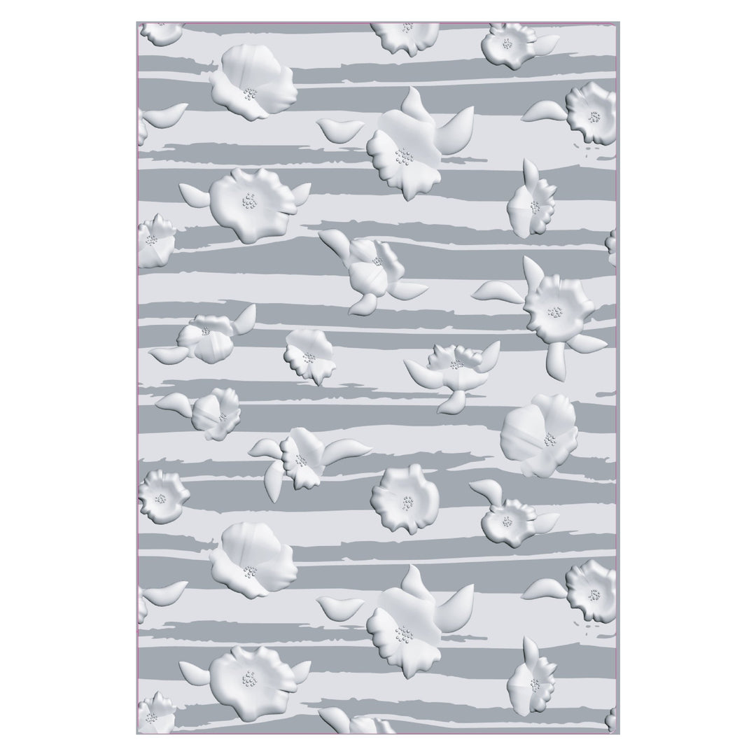 3-D Textured Impressions Prägefolder - Serene Sophisticate von Stacey Park - Kidis Art