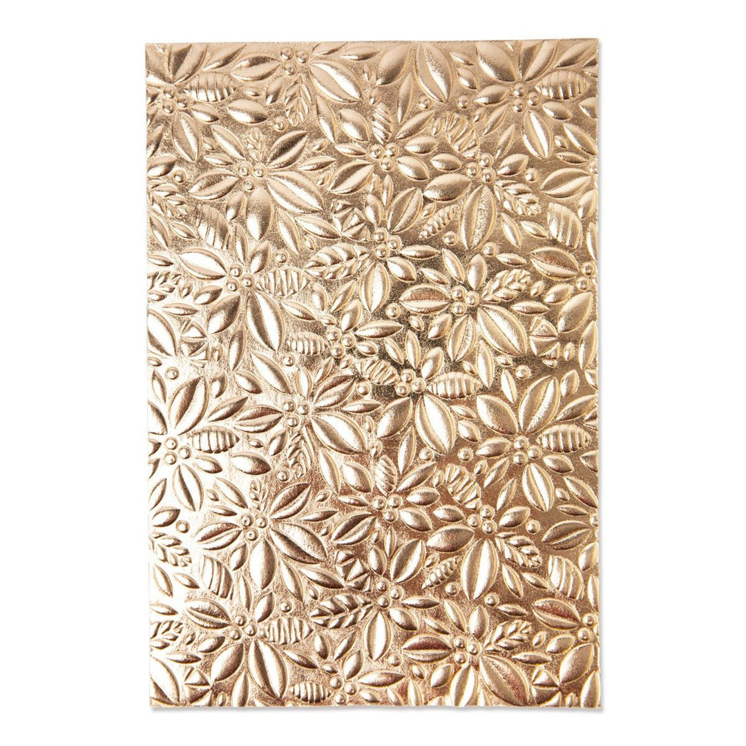 3-D Textured Impressions Prägefolder - Stechpalme - Kidis Art