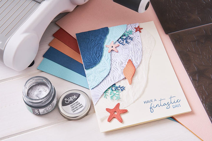 3-D Textured Impressions Prägefolder - Under the Sea by Kath Breen - Kidis Art