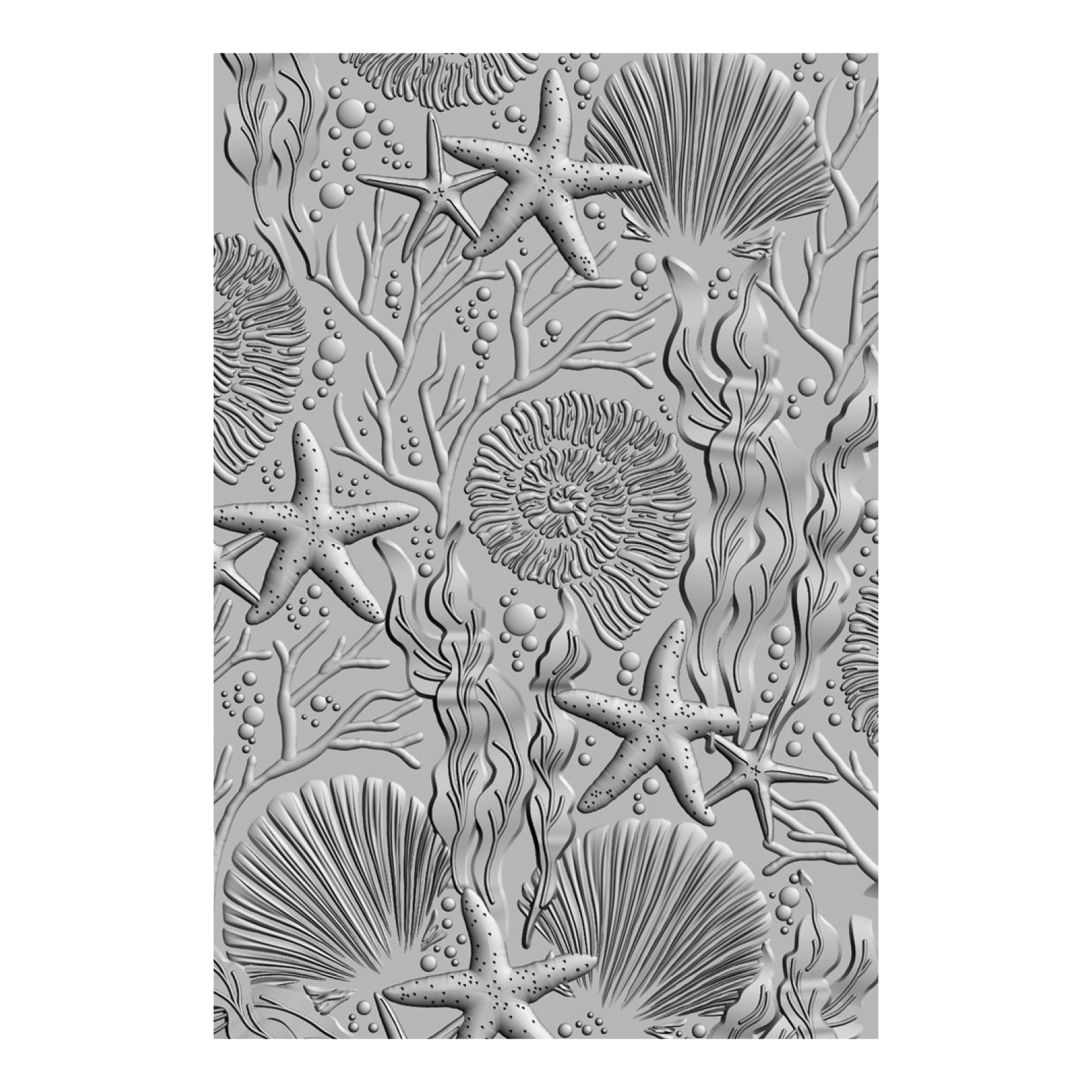 3-D Textured Impressions Prägefolder - Under the Sea by Kath Breen - Kidis Art