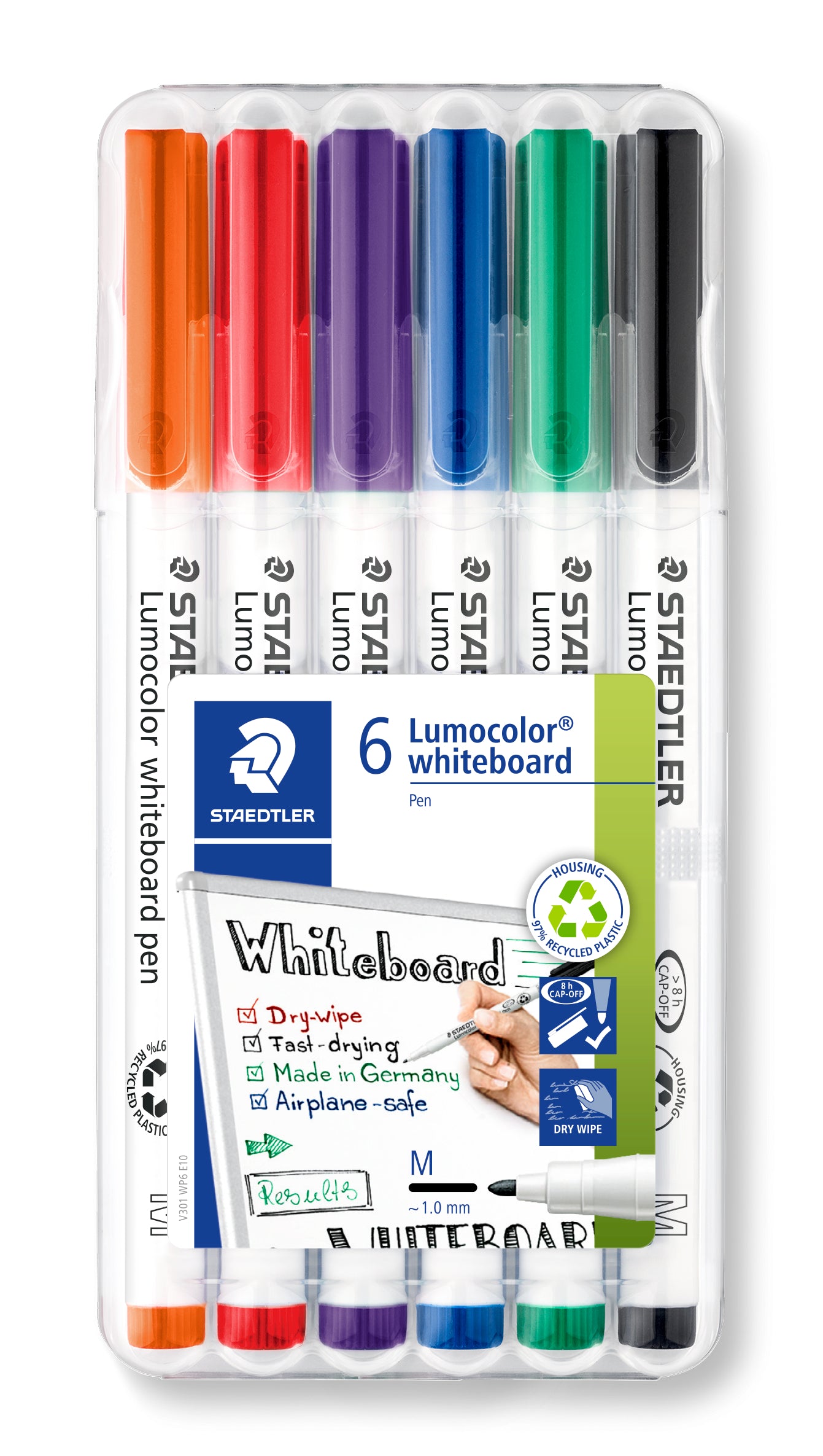 Lumocolor® whiteboard pen 301 multi-color