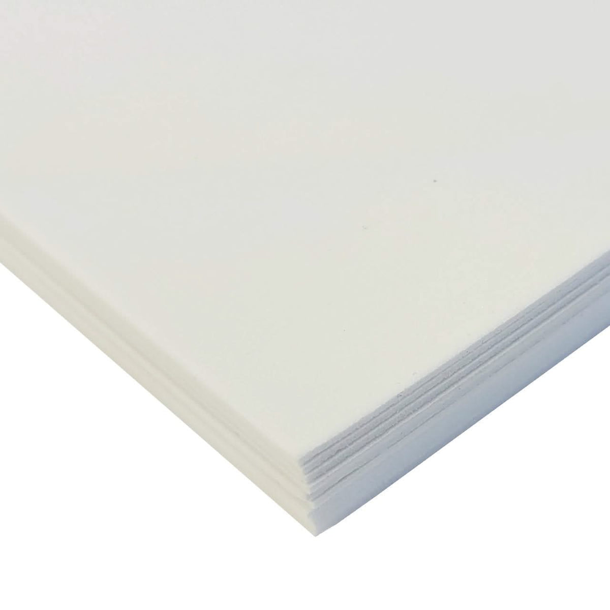 Moosgummi 2mm weiss 1St, 30x45cm - Kidis Art