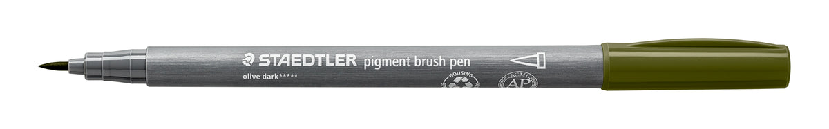pigment brush 371 oliv dunkel