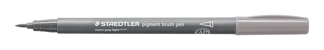 pigment brush 371 warmgrau hell
