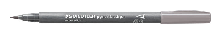 pigment brush 371 warmgrau hell