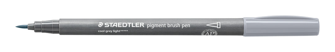 pigment brush 371 kaltgrau hell