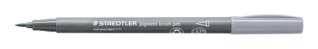 pigment brush 371 kaltgrau hell