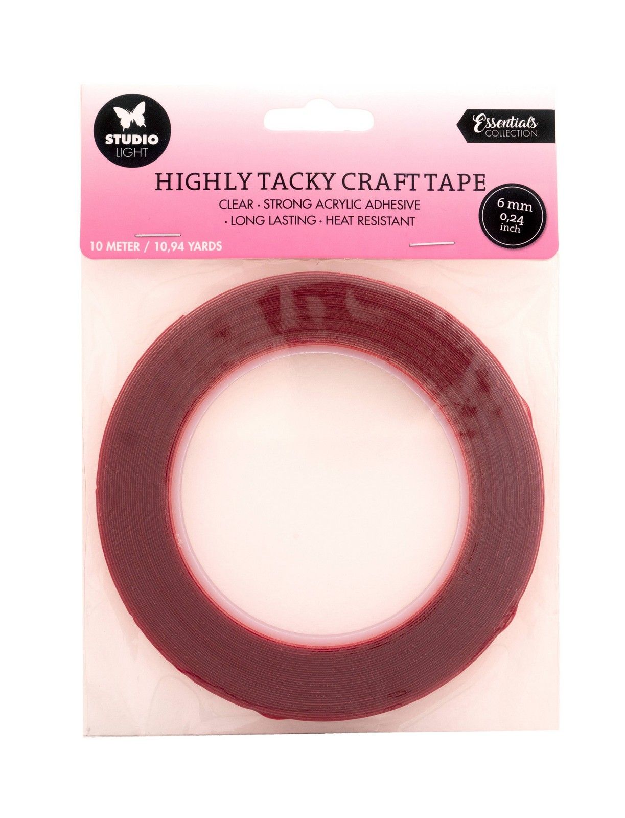 Doppelseitiges Klebeband, stark haftend, 6mm Essentials