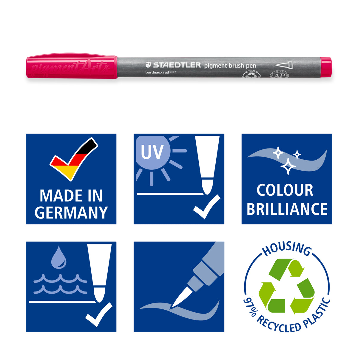 pigment brush 371 pastellgelb