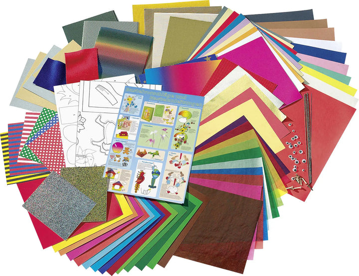 Bastelkoffer Jumbo, 107tlg mit 50 Bastelvorschlägen