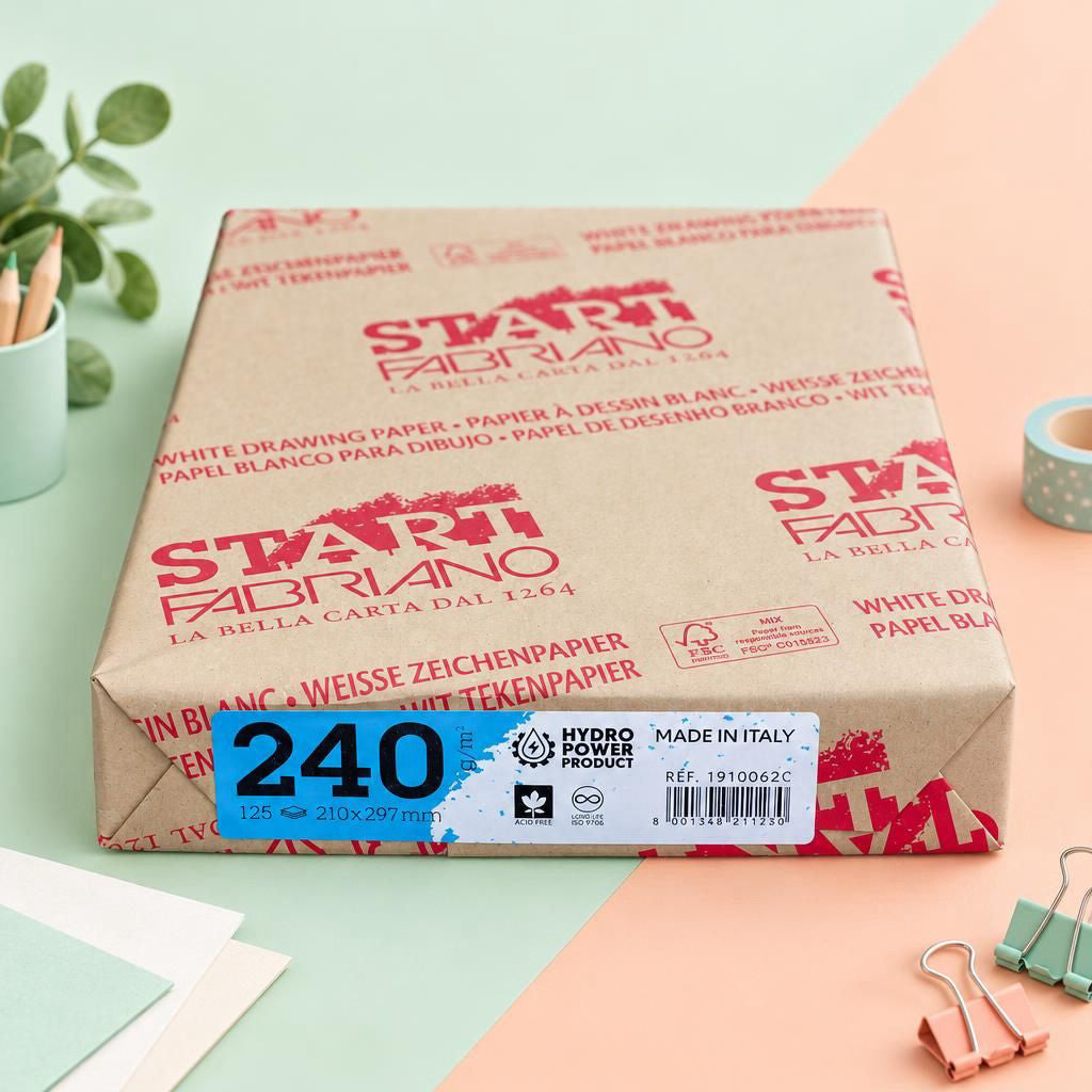 Generiert: [4174ad12-abe7-4034-866c-e7872cd238d5] Hauptbild – Fabriano Start Bogen - A4 - 240g - Multipack à 125 Blatt