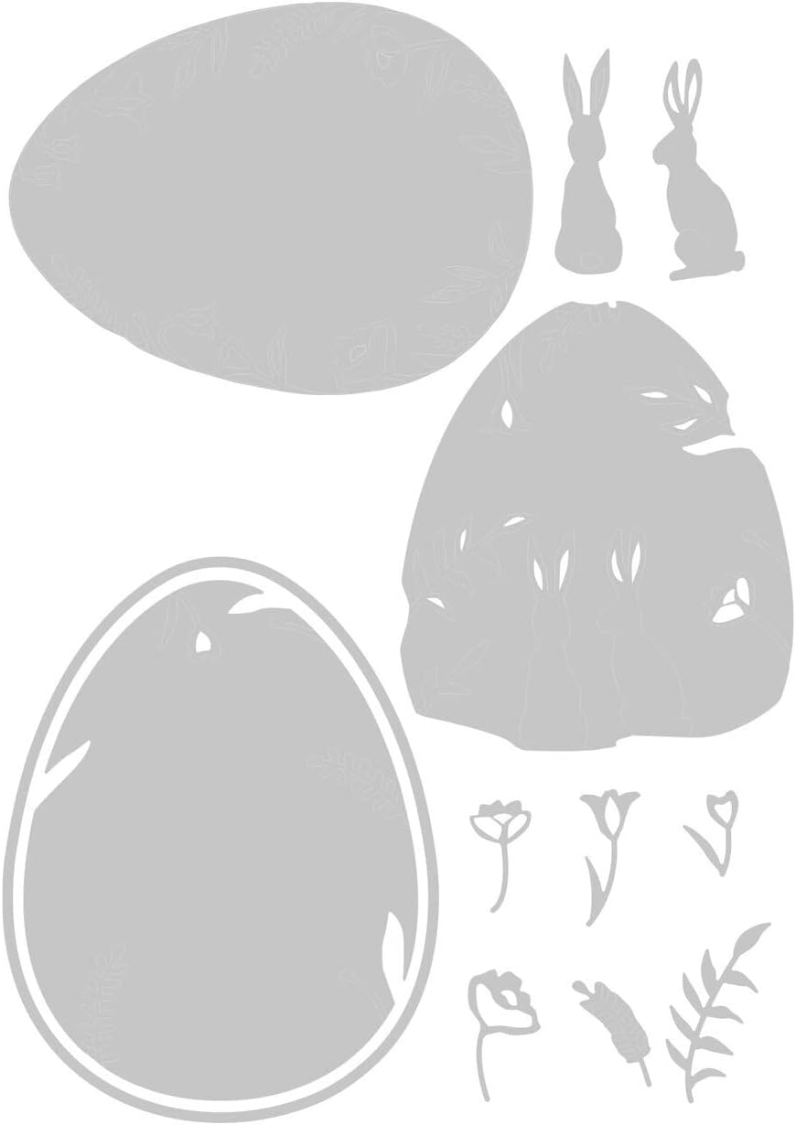 Thinlits Stanzset 11 Stück - Frühlingsei by Sophie Guilar