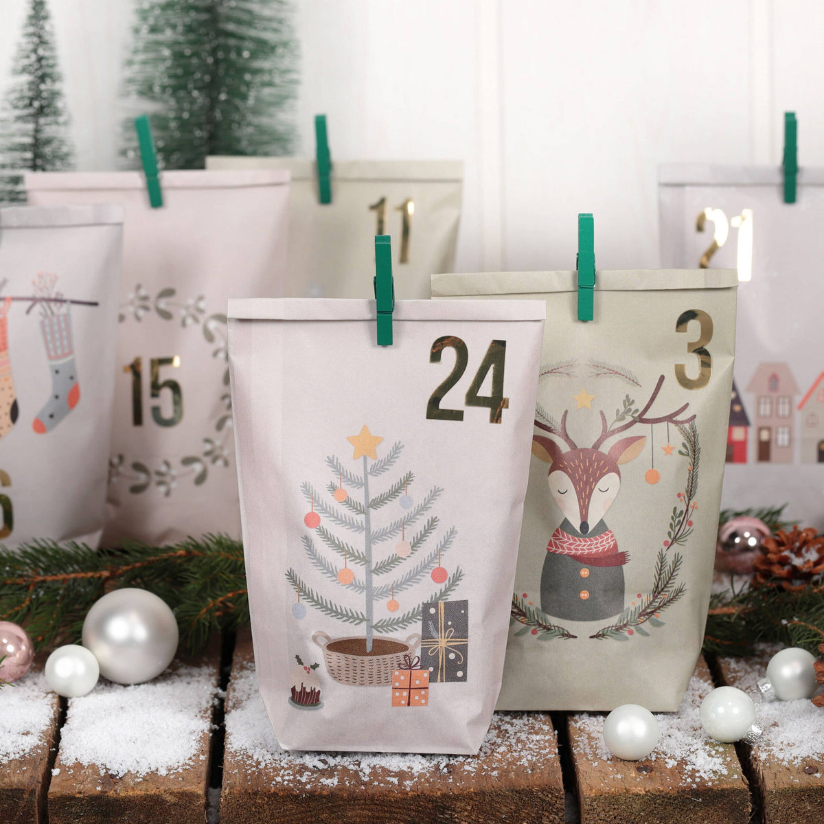 Adventskalender bedruckt - Hygge