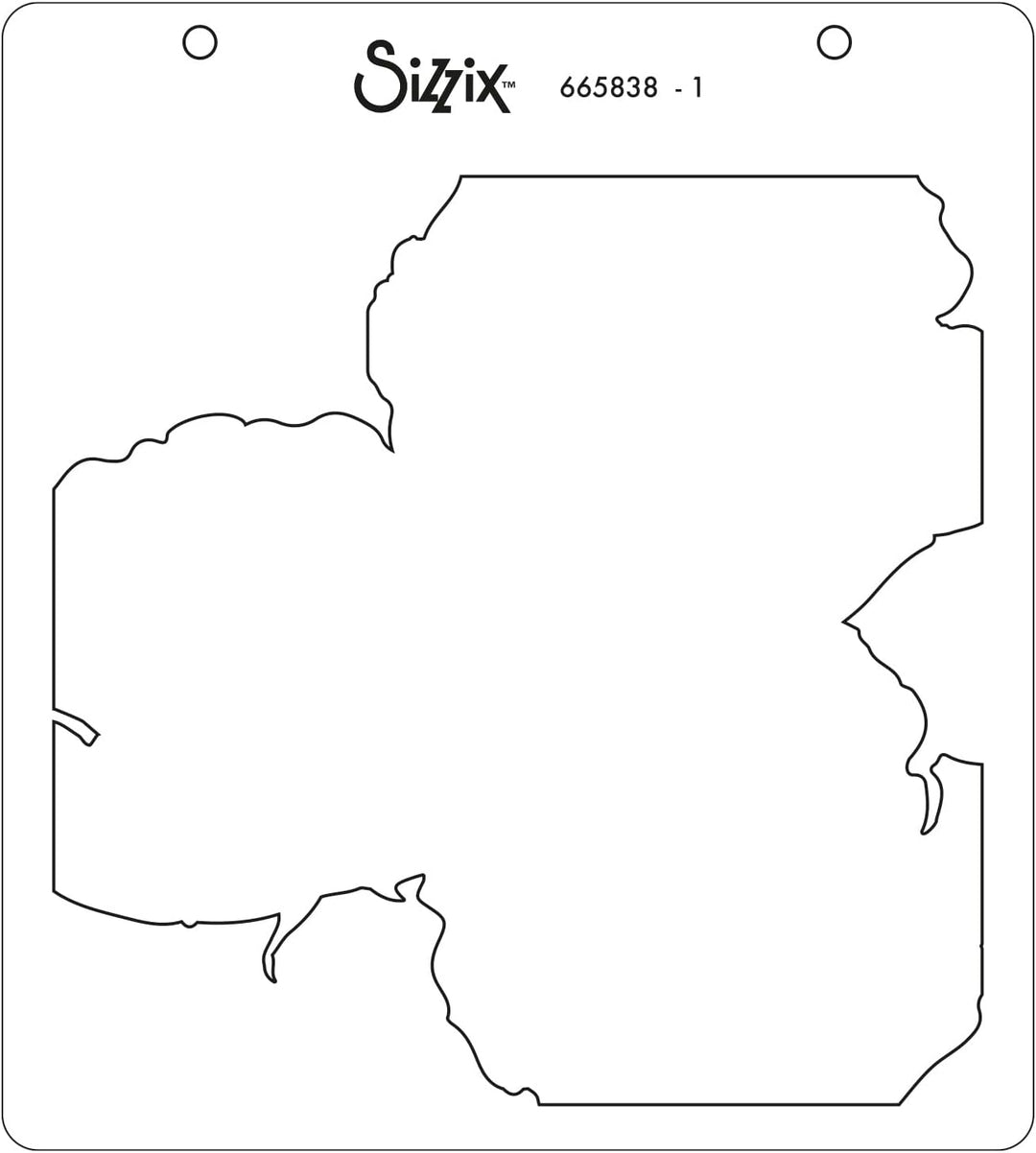 Schablonen 4 Stück - Gemalte Pfingstrosen