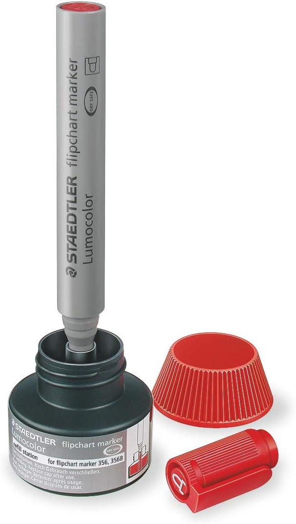 Lumocolor® flipchart marker refill station 488 56 rot