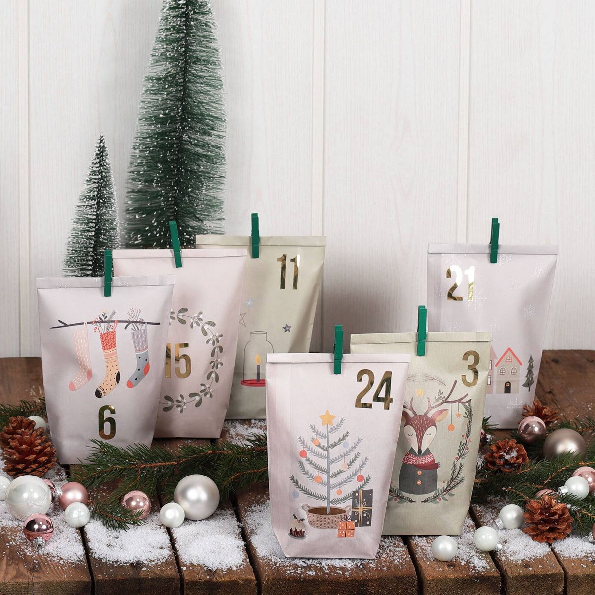 Adventskalender bedruckt - Hygge