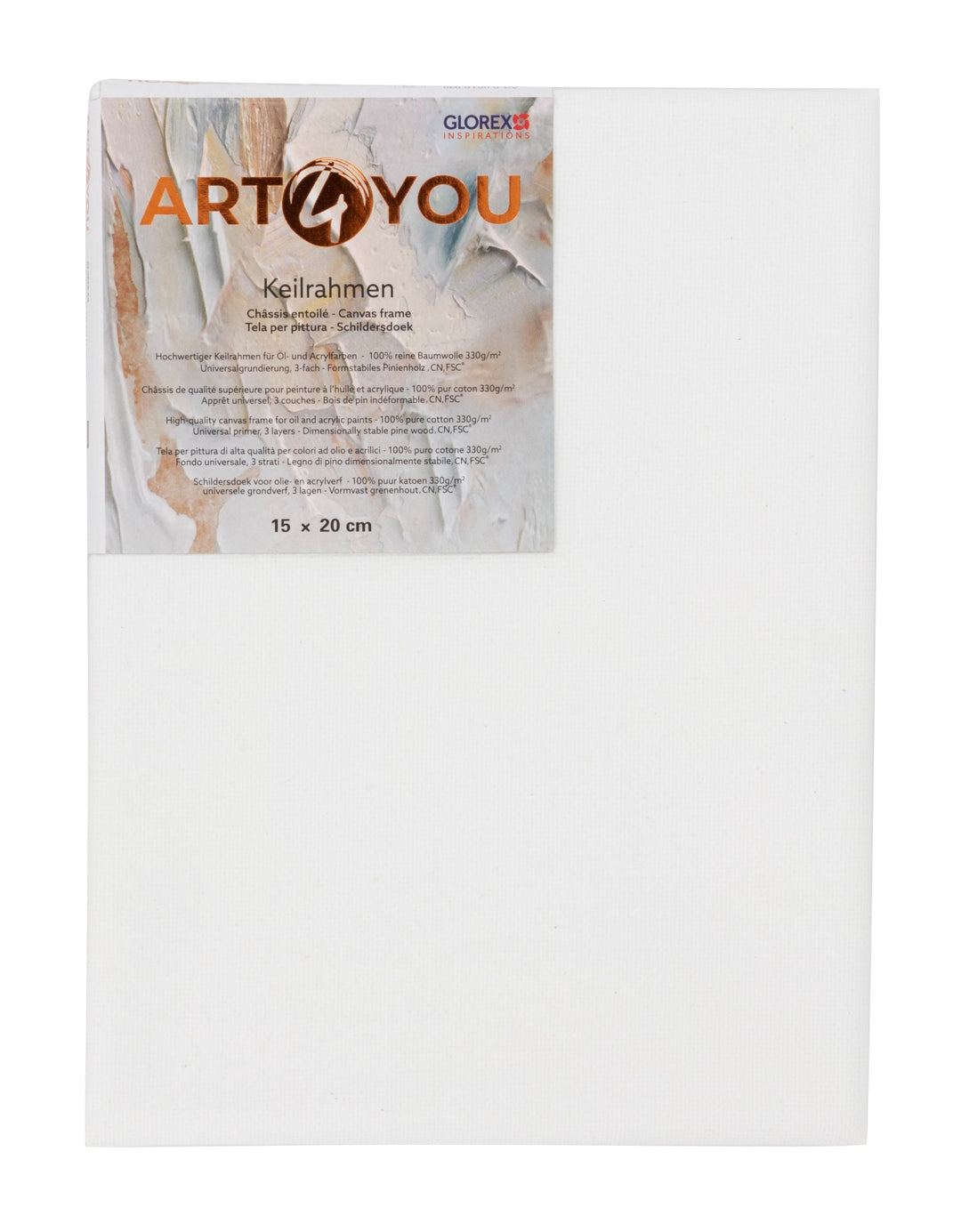 Keilrahmen 2,0cm 100x120cm 330g/m2 FSC Pinie