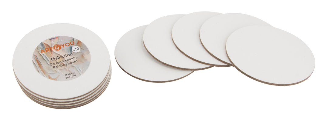 Malkarton 3mm 10cm rund 10St