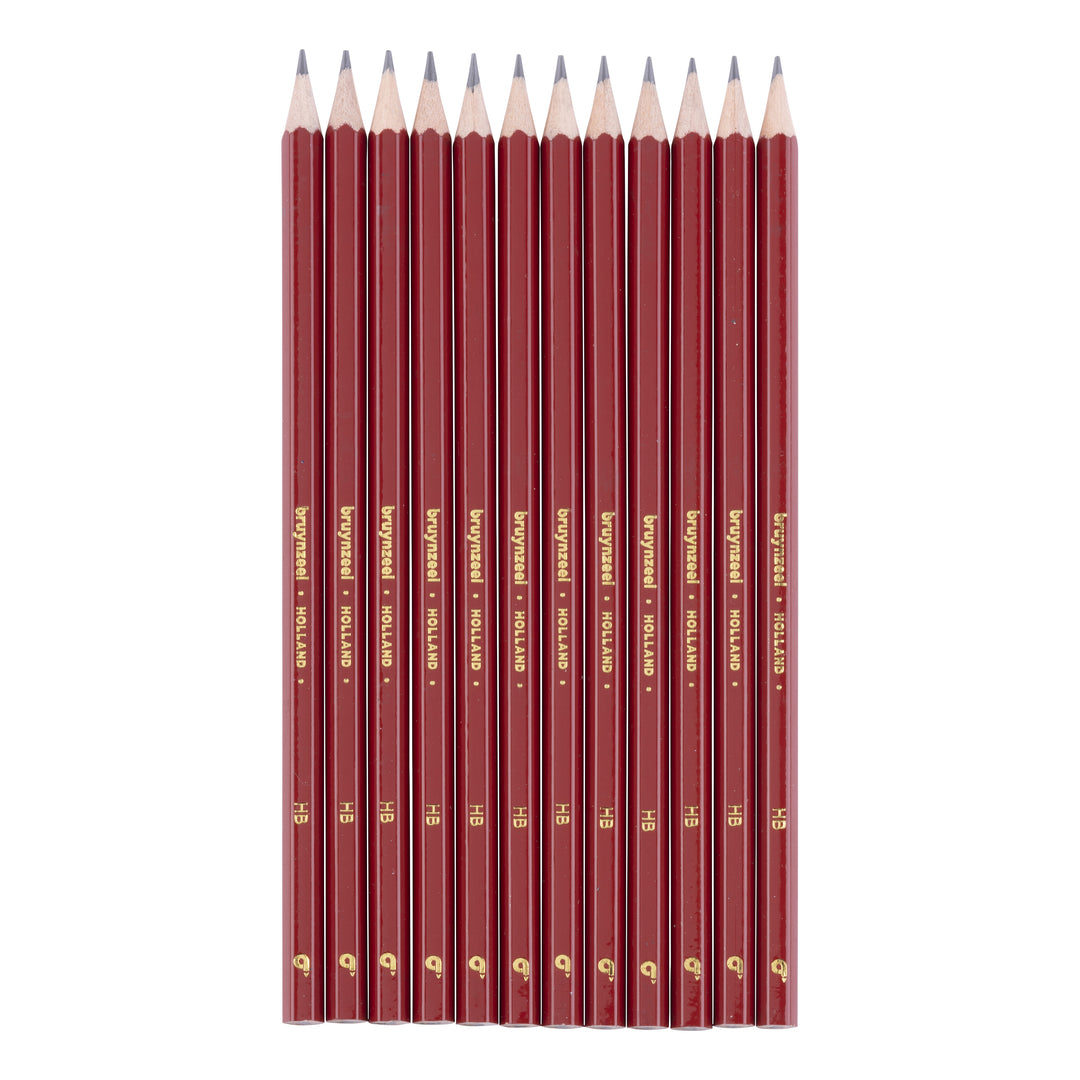 Bruynzeel Basic HB-Grafitbleistifte 12er Set