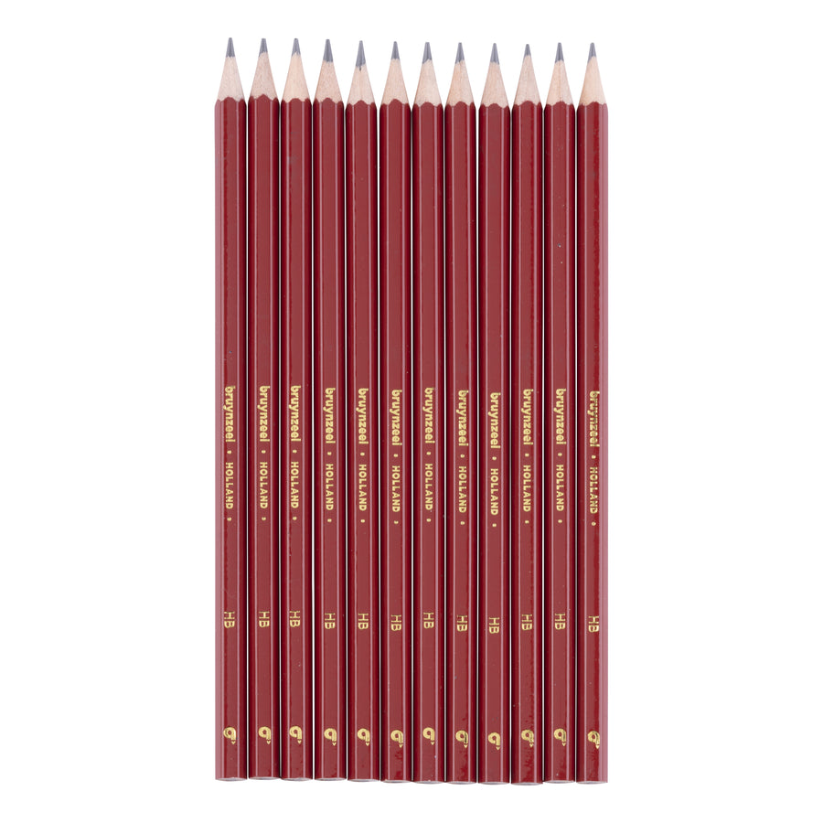 Bruynzeel Basic HB-Grafitbleistifte 12er Set