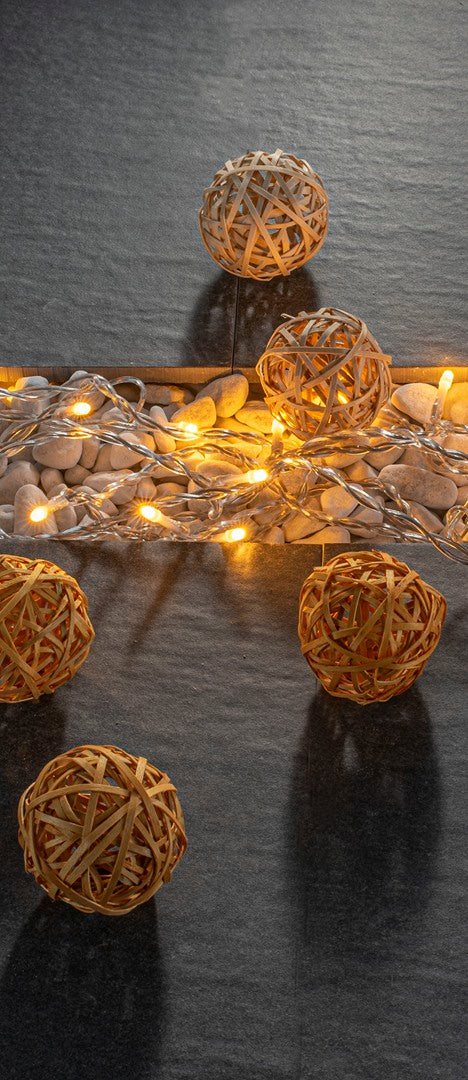 Guirlande lumineuse, 10 LED blanc chaud