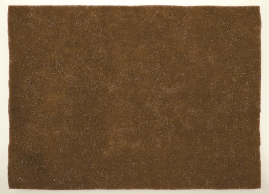 Wollfilz-Platte 30x40cm 4mm gerollt, braun