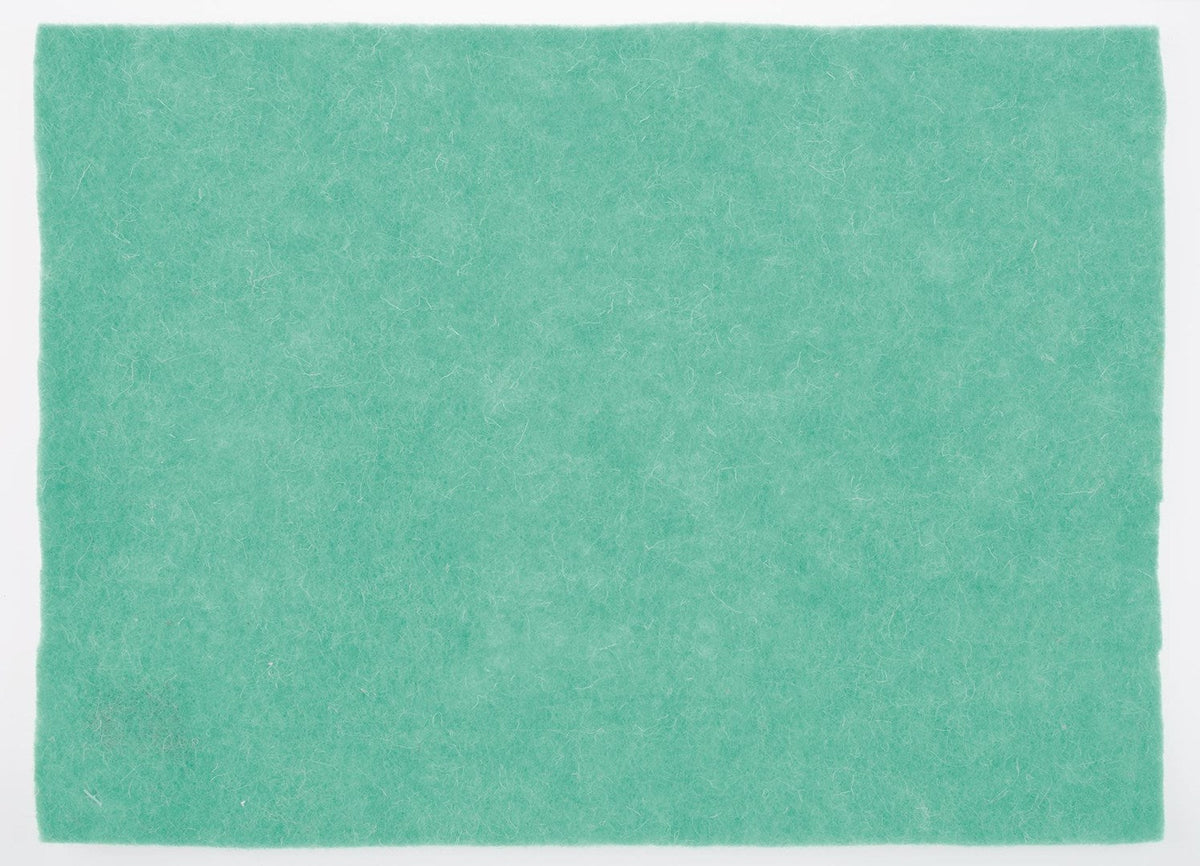 Wollfilz-Platte 30x40cm 4mm gerollt, mint