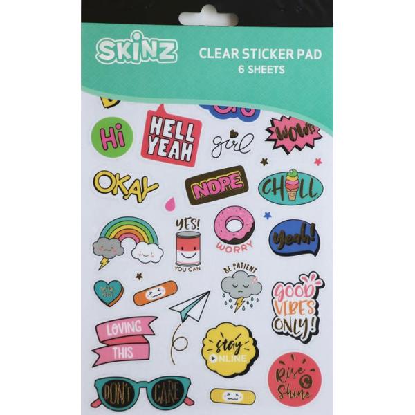 Sticker-Buch, Retro Pop Art 6 Seiten - Kidis Art