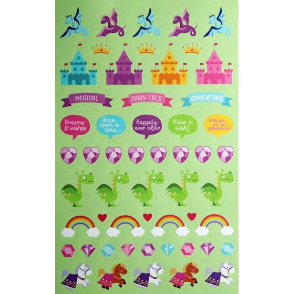 Sticker-Buch, Fairy Tale 6 Seiten - Kidis Art