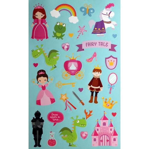 Sticker-Buch, Fairy Tale 6 Seiten - Kidis Art
