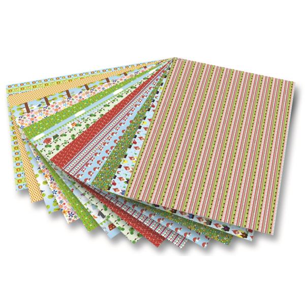 Motivblock Garten 24x34cm, 26 Blatt sortiert