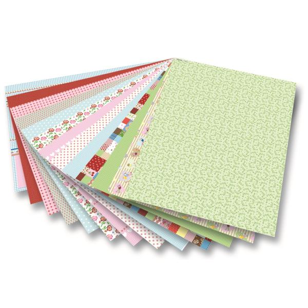 Motivblock Mittsommerland 24x34cm, 26 Blatt sortiert